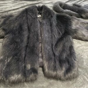 New York & Company (Eva Mendes) Faux fur short coat.